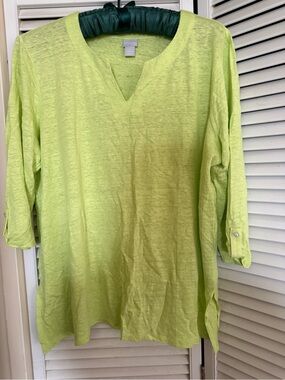 Chico's Lime Green Top